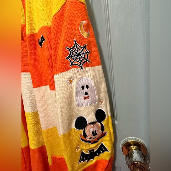 Mickey Mouse Candy Corn Cardigan - Picture 4 of 6
